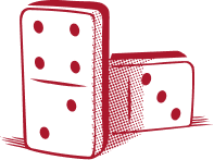 Dominoes Illustration Bar Nuri