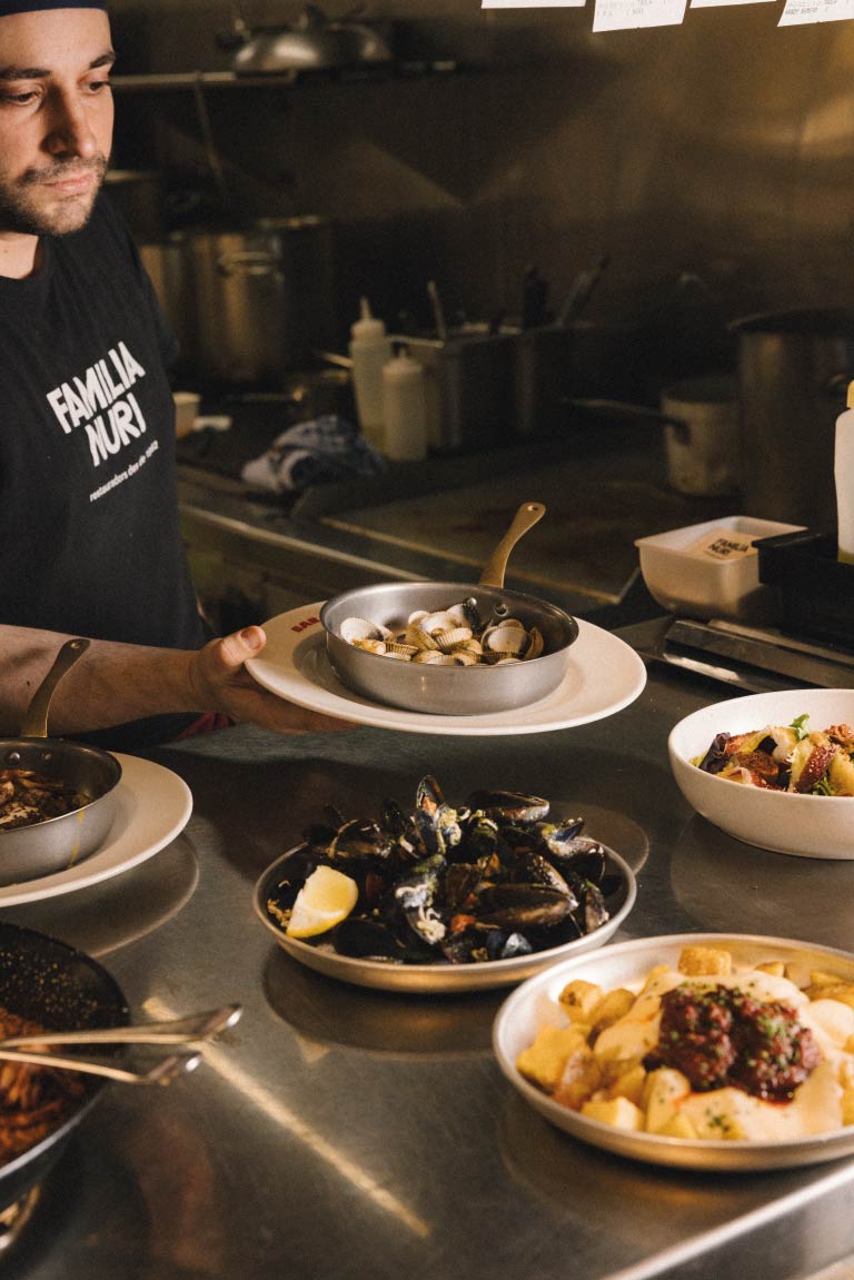 Platillos en la cocina | Restaurante Bar Nuri